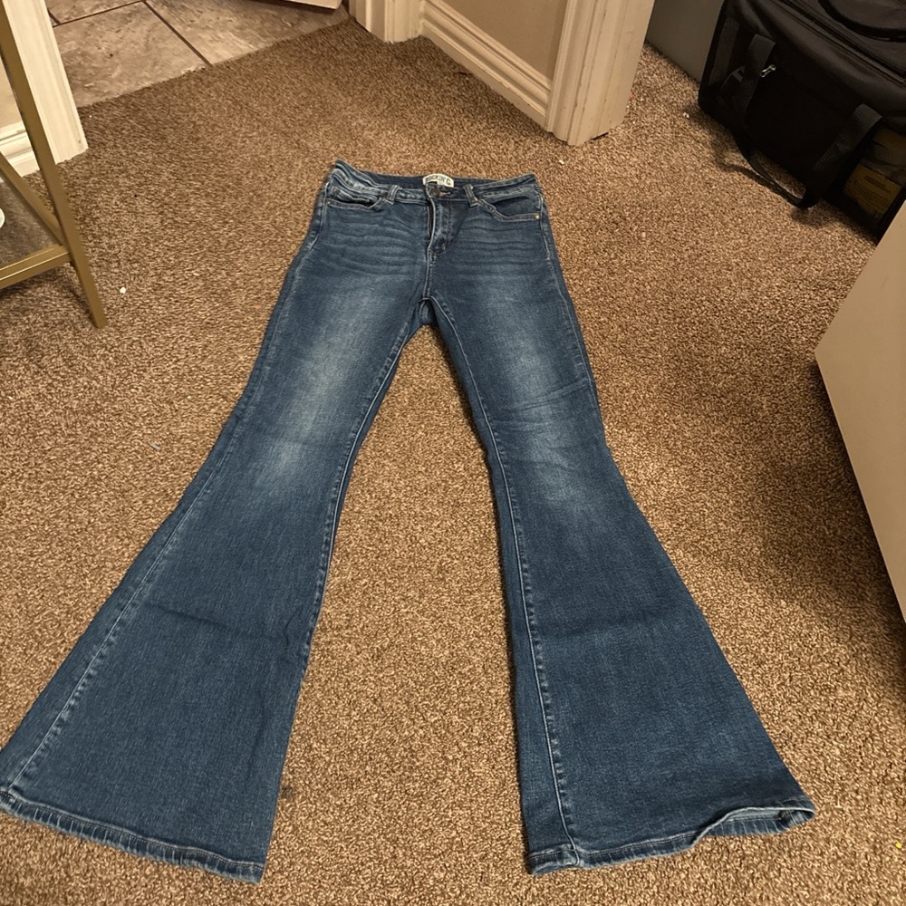 Classic Blue Flare Jeans for Women